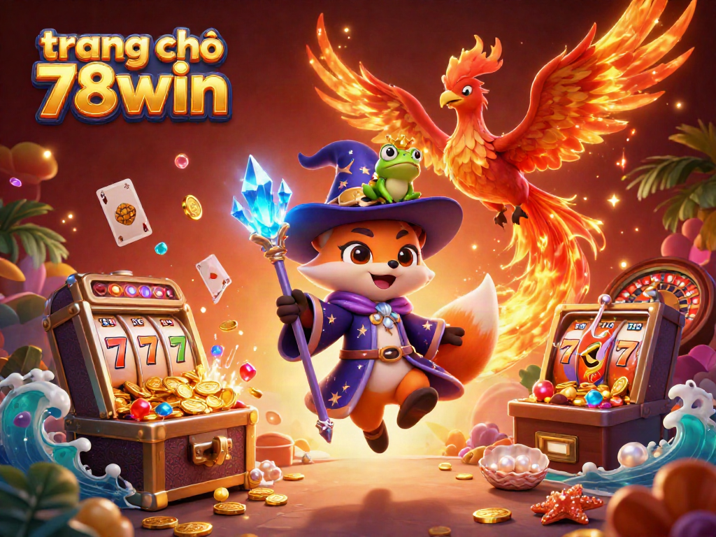 Experience the thrilling world of trang chủ 78win with mystical characters and casino elements.